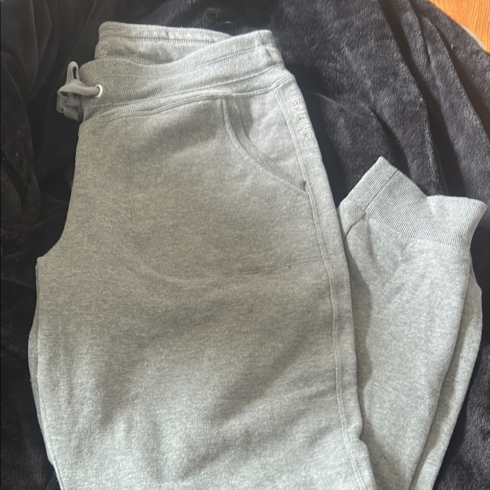 Calvin Klein Gray Sweatpants Relaxed Fit